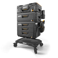 ToughBuilt StackTech 4-Wheel Cart - Heavy-Duty Swivel Caster Trolley