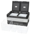 myCOOLMAN 85L The Adventurer portable fridge - Reversible door, USB port - Black - CCP85DZ