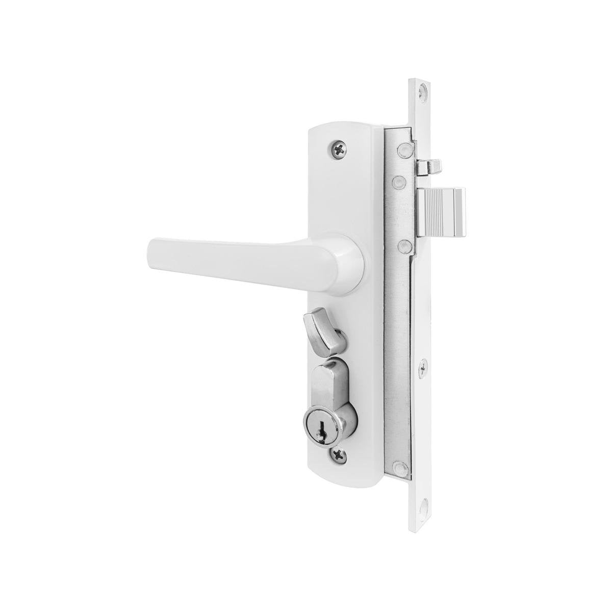 Rolltrak Hinged Screen Door Lock - 50mm - Alloy - Keyed - SuperSaverAU - view 1