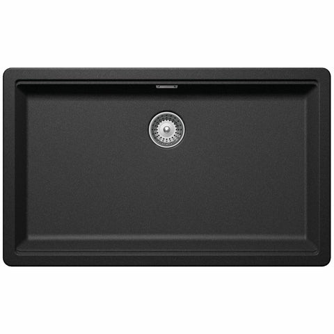 Abey Greenwich Large Single Bowl Sink - 30.4L Stone Granite, Topmount or Undermount - GN-100XLS