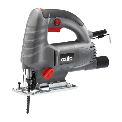 Ozito 680W Pendulum Jigsaw JSW-6800, 3 Blades, 45 Degree Bevel, 3100 SPM, Variable Speed