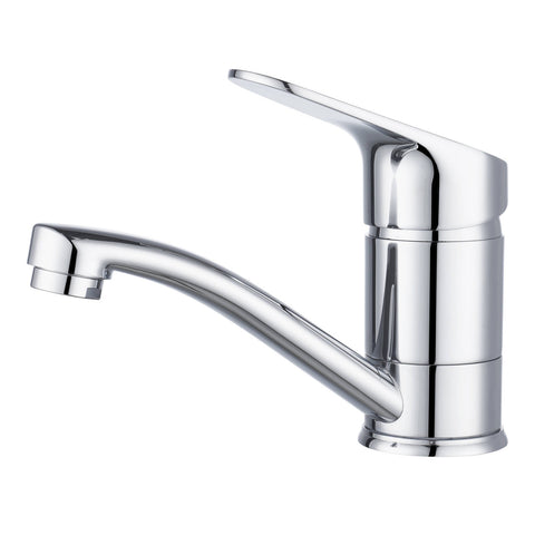 Mondella Cadenza Swivel Basin Mixer Tap Chrome 40mm Brass Lever 4 Star WELS 7.5L/min