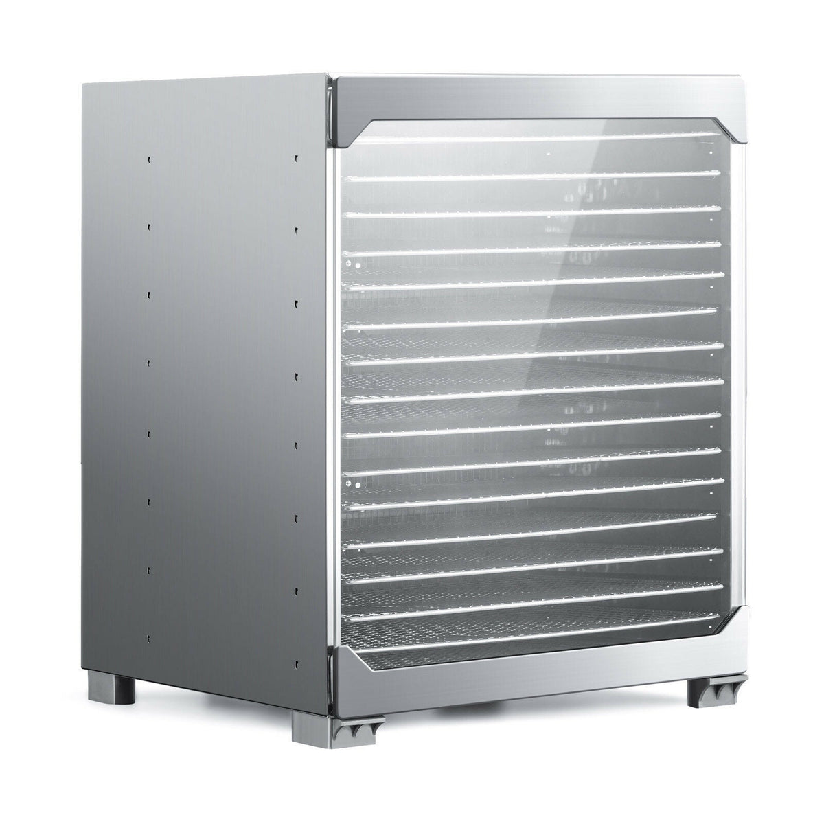 BioChef Kalahari 16 tray food dehydrator 1200W - Stainless Steel - 24 hour timer - KT-DE-BC-KH-16T-AU