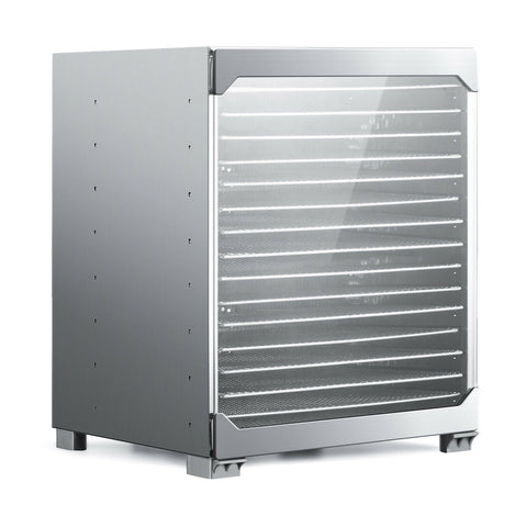 BioChef Kalahari 16 tray food dehydrator 1200W - Stainless Steel - 24 hour timer - KT-DE-BC-KH-16T-AU