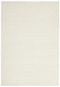Rug Culture Skandi Large Rug 280x190cm - Natural White Wool, Hand Loomed Flatwoven - SKAN300WHI280X190