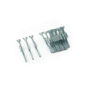 Windoware Slip in Curtain Hook - 25mm - Shiny Metal - Zinc - 14 Pack - SuperSaverAU - view 1