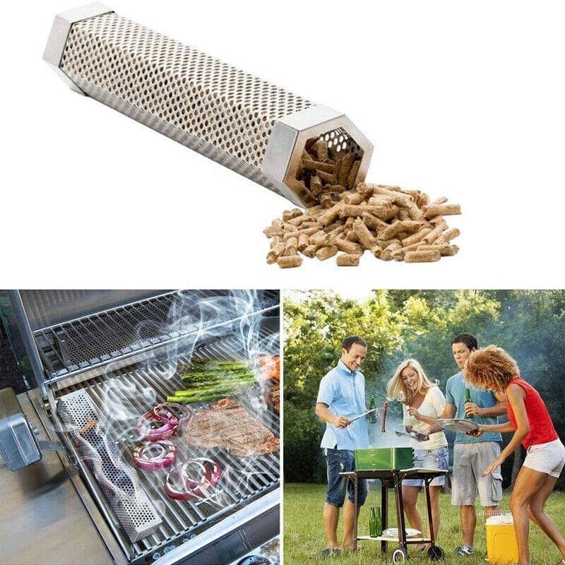 BBQ Smoker Tube 304 Stainless Steel - 12 Inch (30.48 cm) - view 5