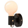 Brilliant Lighting Black Metta Metal Interior Wall Light Hardwired 240V 20390/06