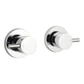 Mondella Resonance Chrome 1/4 Turn Pin Lever Wall Top Assembly, Grade 304 Stainless Steel