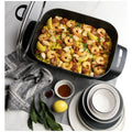 Tefal Easy Banquet 7L Electric Frypan - 2200W, Non-Stick, Integrated Lid Holder, Black - KC6018