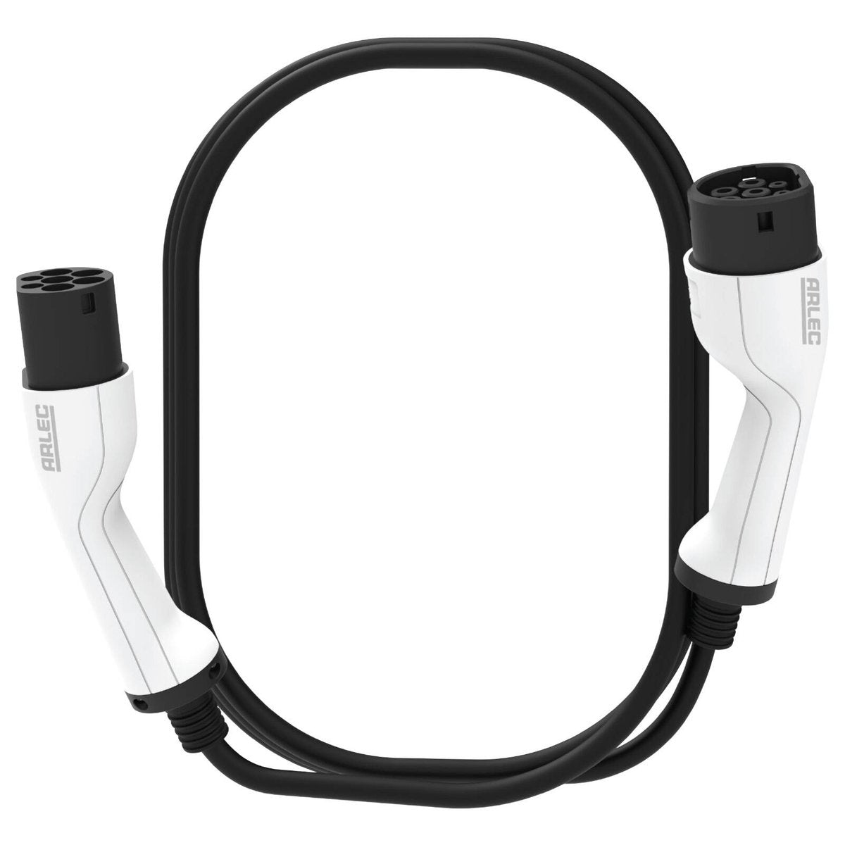 Arlec EV Charging Cable - 7m - IP65 - 11kW 16A - Type 2 Connector - Black/White - SuperSaverAU - view 1