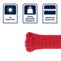 Grunt 3mm x 15m Braided Polypropylene Para Cord 250kg