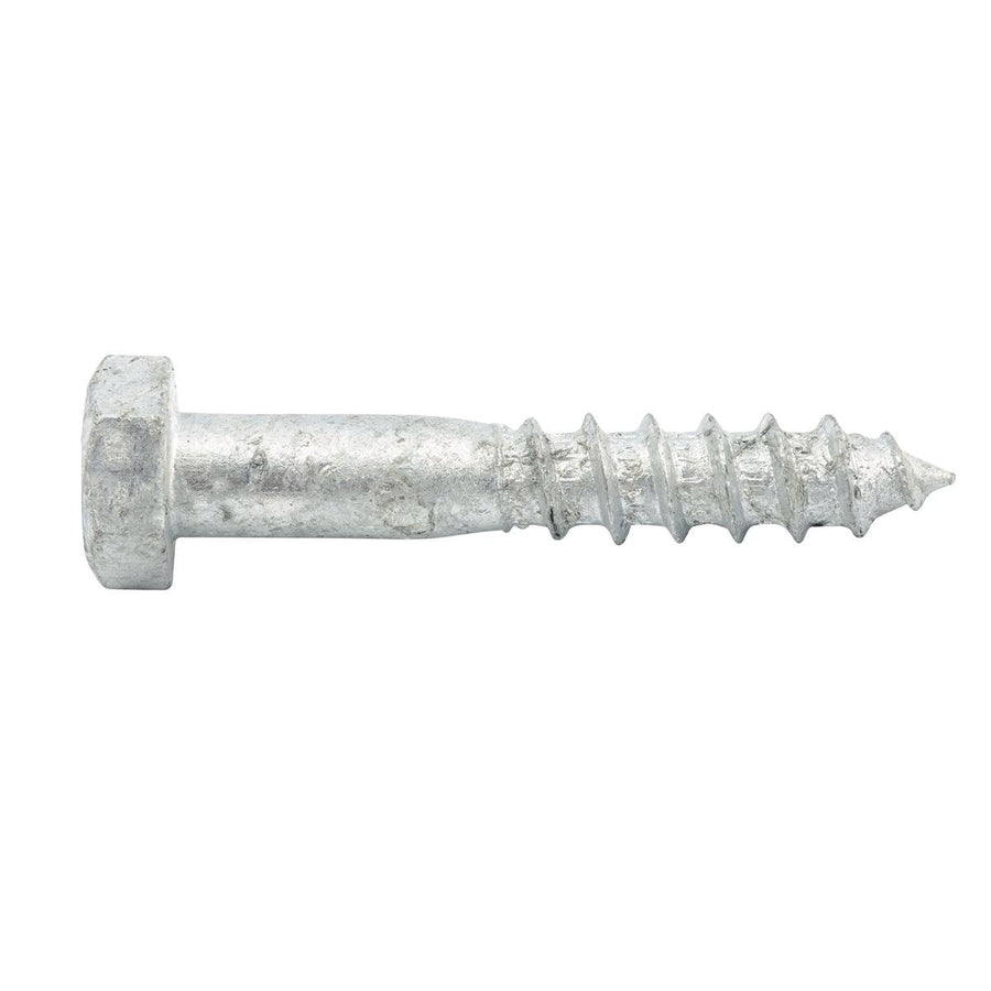 Zenith M10 x 60mm Hot Dipped Galvanised Hex Head Coach Screw Each - Corrosion Resistant - Secure Fastening - SuperSaverAU - view 1
