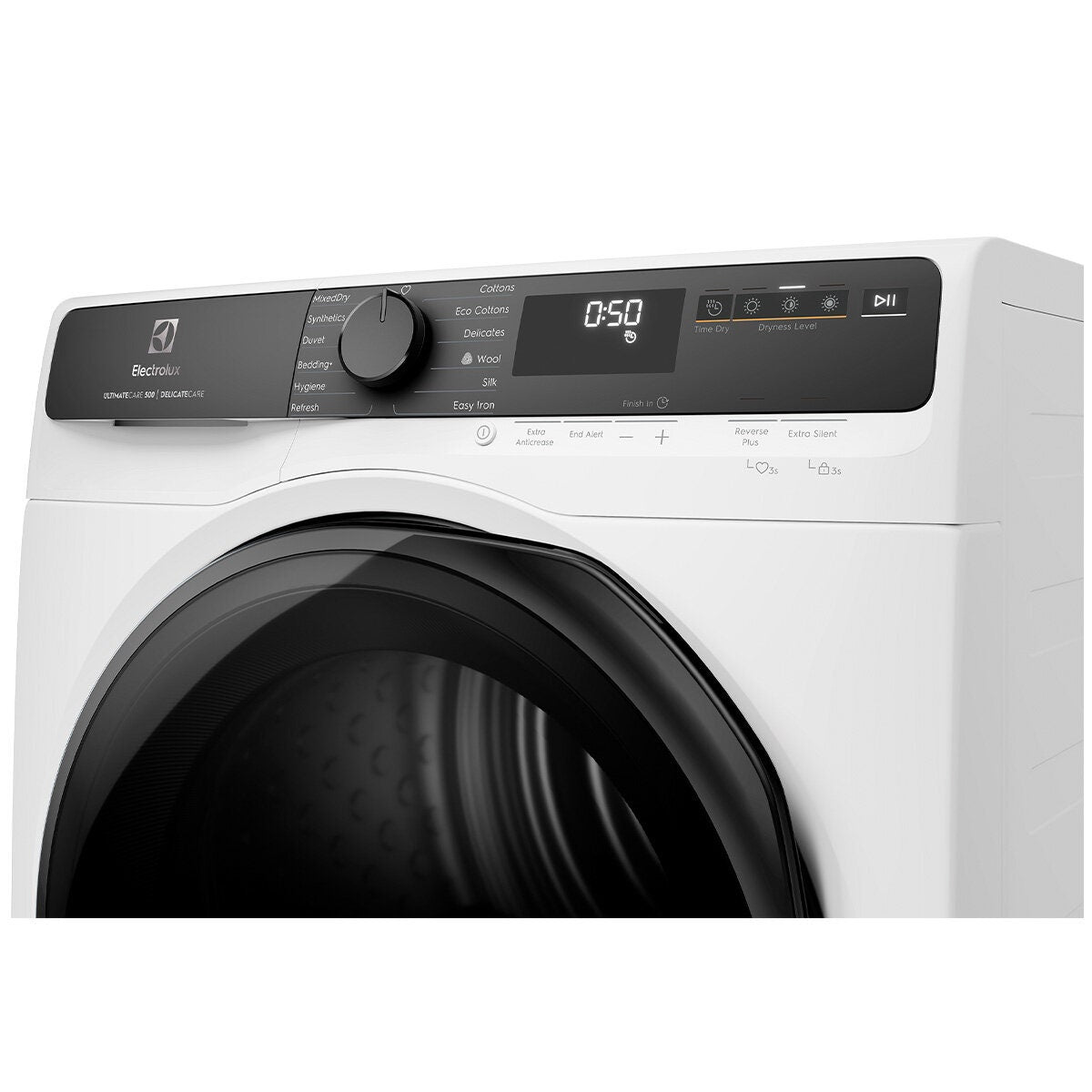 Electrolux 500 Series 8kg heat pump dryer - 8 star energy rating, Hygiene cycle, Woolmark care - EDH803P5WC