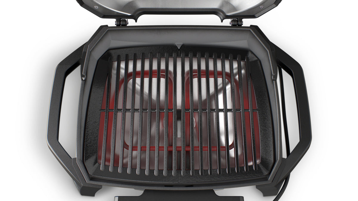 Weber Pulse 2 Burner Electric BBQ - iGrill Technology - Cast Iron Grills - Digital Thermometer - 82010024