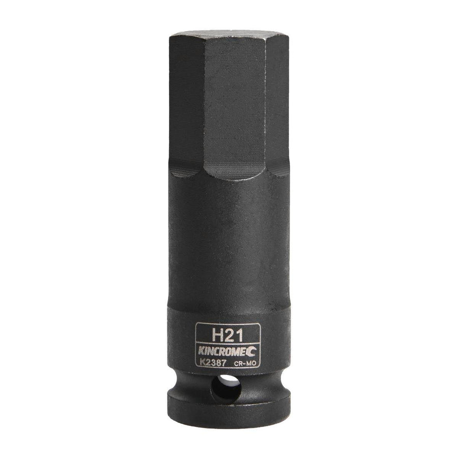 Kincrome 21mm Hex Impact Socket - 1/2" Drive - Chrome Molybdenum Steel - SuperSaverAU - view 1