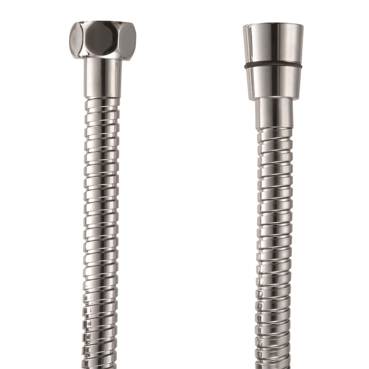 Flexispray 1.5m Chrome Double Wound Metal Shower Hose - Durable Flexible Design - SuperSaverAU - view 1