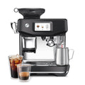 Breville Barista Touch Impress Coffee Machine - 13 Presets, Auto MilQ, Black Truffle - BES881BTR2IAN2