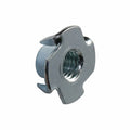 Everhang M10 x 80mm Zinc Plated Steel Tee Nut and Bolt - 4 Pack