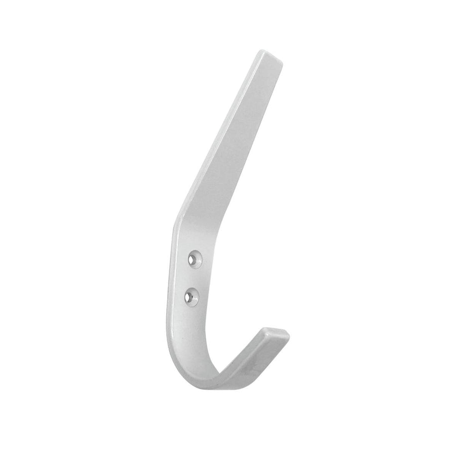 Adoored White Dene Deco Hook - Wall Mounted - Aluminium - Durable Design - SuperSaverAU - view 1