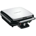 Cuisinart 4-Slice Belgian Waffle Maker - Black - Non-Stick Plates - Five Browning Settings - WAF-150XA