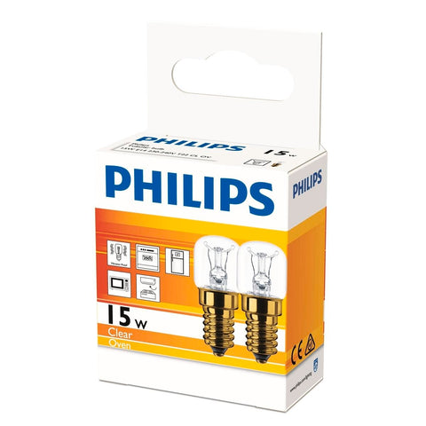 Philips Oven Globe - 15W - Glass & Metal - Halogen Light Source - SuperSaverAU - view 1