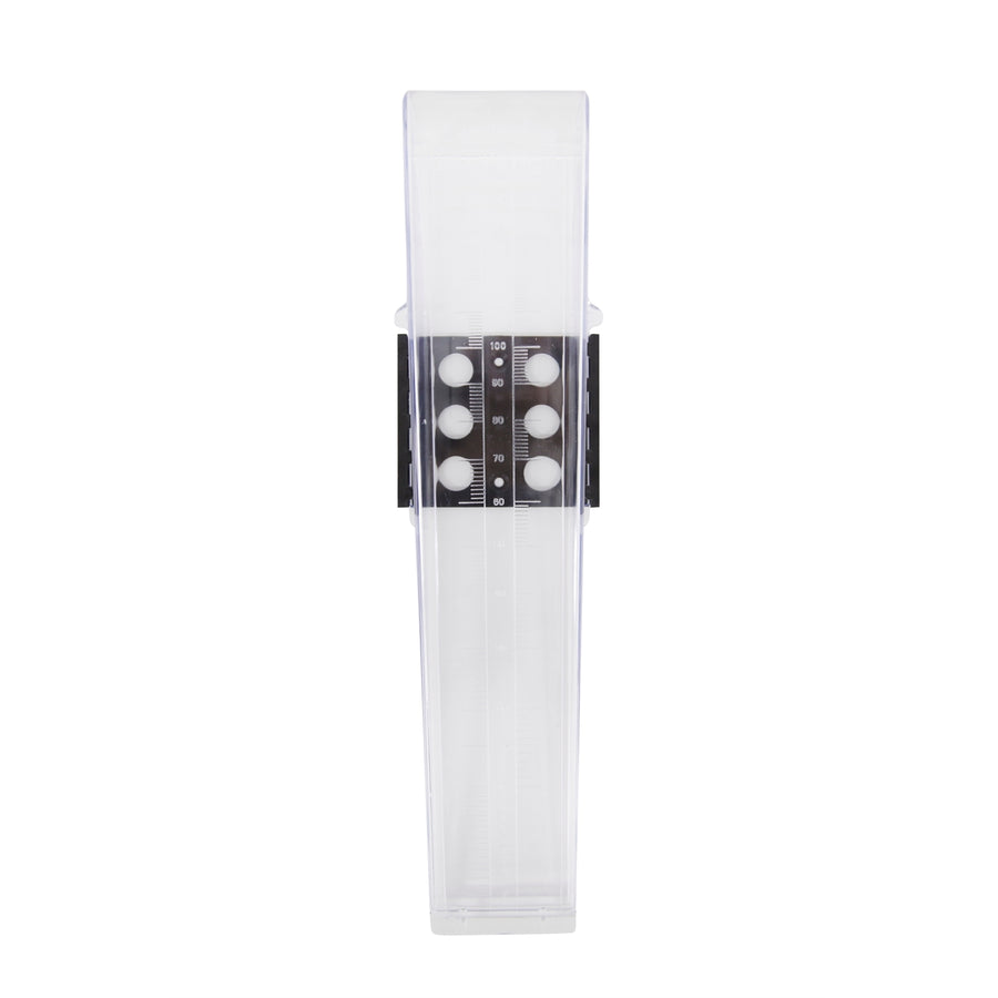 Nylex 150mm Rain Gauge, Clear Plastic, Wall or Fence Mount, 1mm Graduations