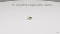 Antsig F81 Inline Joiner F Connector - 5mm x 20mm - Coaxial Cable Extension - SuperSaverAU - view 5