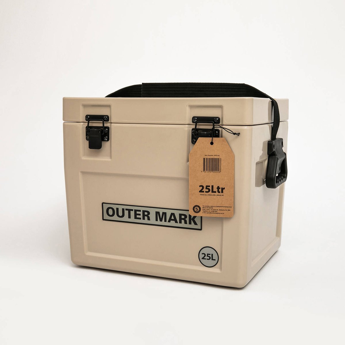 Outermark 25L Cooler Ice Box - Beige - Durable, High Ice Retention - SuperSaverAU - view 4