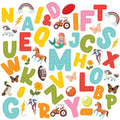 Numero Kids Vinyl Letter Kit - Customisable Vinyl Letters - 197mm x 225mm - Fun Fonts - SuperSaverAU - view 1