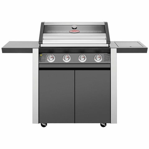 Beefeater 1600 Series 4 Burner LPG BBQ - Graphite Finish, Side Burner, Quartz Ignition - BMG1641DA