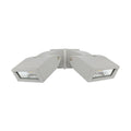 Brilliant Nighthawk 24W Silver Twin Flood Light 400mm x 150mm - SuperSaverAU - view 1