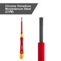 Wiha Precision Insulated Electricians Screwdriver - 3.5 x 65mm - Red - Chrome-vanadium-molybdenum Steel - VDE Certified - SuperSaverAU - view 2