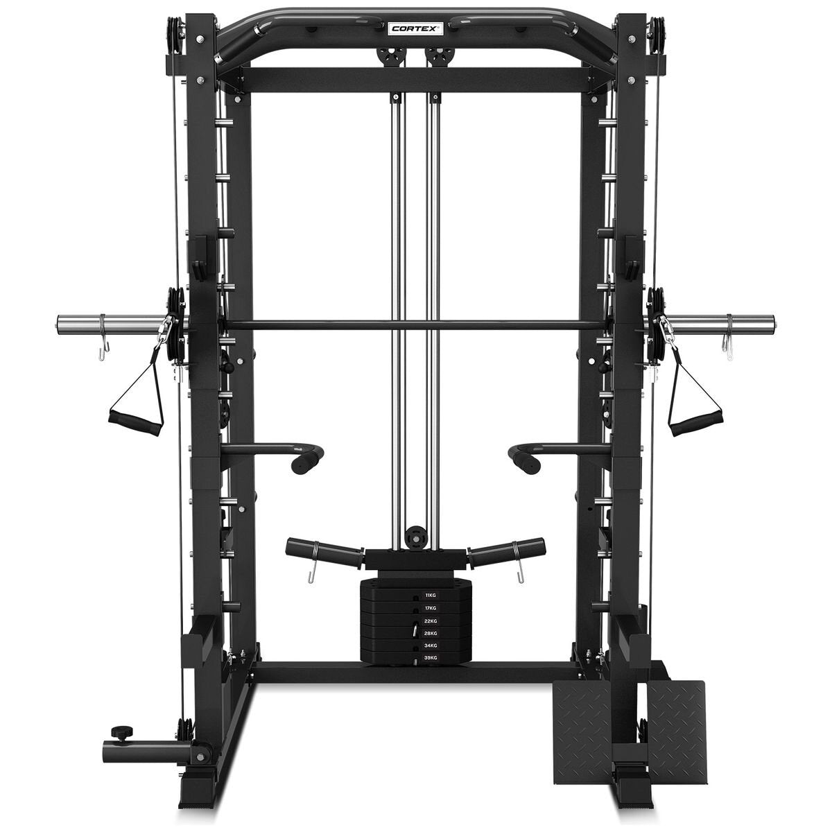 Cortex Six-in-One Power Rack - Smith and Cable Machine in Black - CSST-SM20