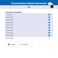 Dremel Rotary Shield Attachment, Redirects Debris and Sparks