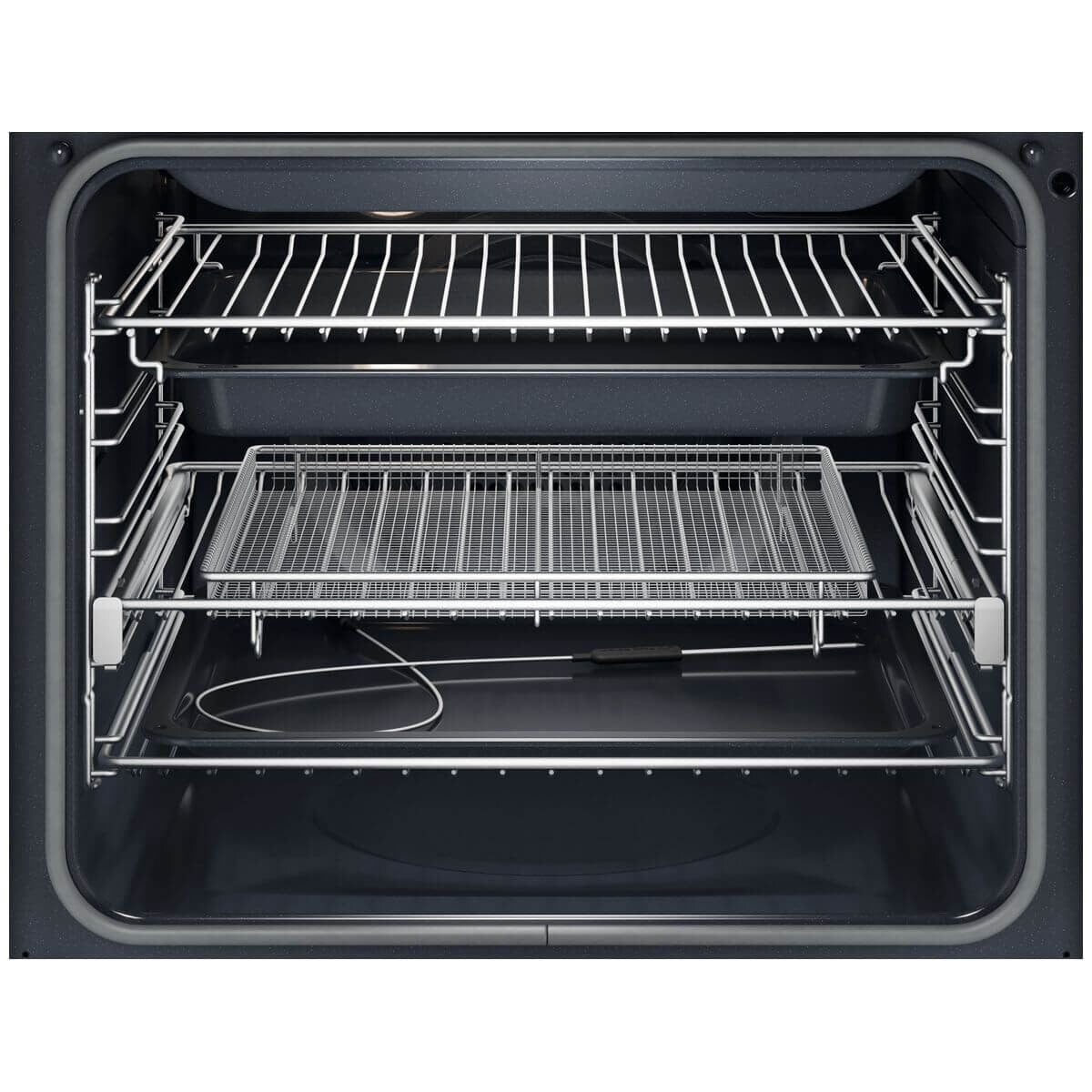 Electrolux 60cm Series 600 Pyrolytic Oven - 80L Dark Stainless Steel - Food Probe and SteamBake - EVEP6616DF