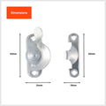 Taskmaster Window Sash Fastener - Nickel Plated - 45mm x 23mm x 75mm - Durable - SuperSaverAU - view 2