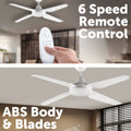 Arlec Smart Ceiling Fan - 130cm - ABS Plastic - Wi-Fi Control - SuperSaverAU - view 4