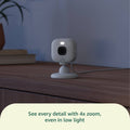 Blink Mini 2K+ Plug-In Security Camera, White - 2 Pack