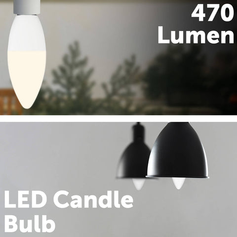 Arlec E14 LED 470lm 5.5W CCT Grid Connect Smart Candle Globe 4 Pack (GLD360HA)