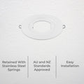 Deta Downlight Conversion Plate - 70mm - Metal - Easy Installation - SuperSaverAU - view 2