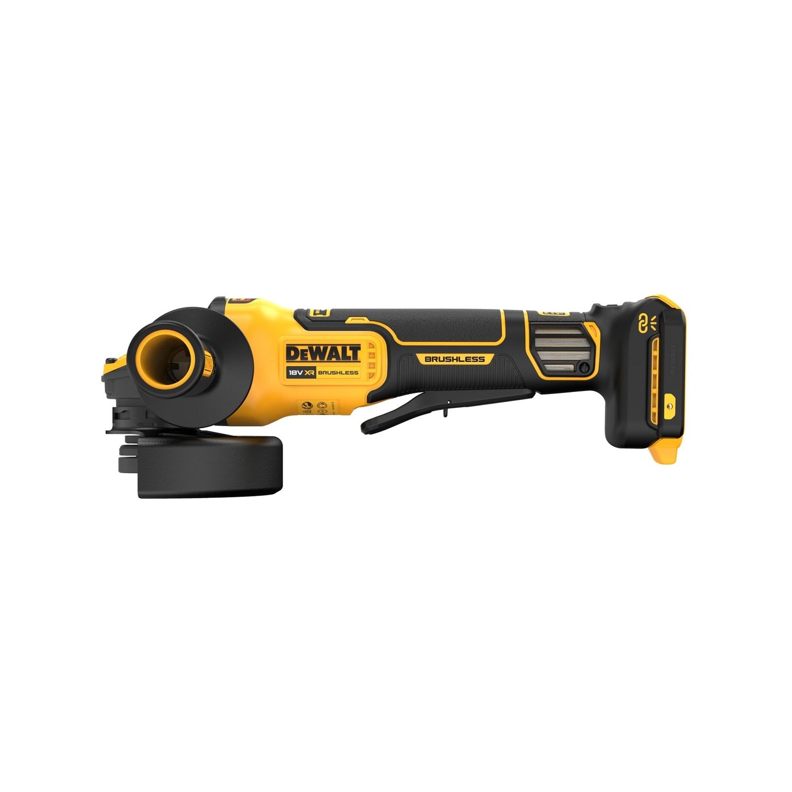 DeWALT 18V 125mm Cordless Angle Grinder Skin Only DCG416VSN-XJ
