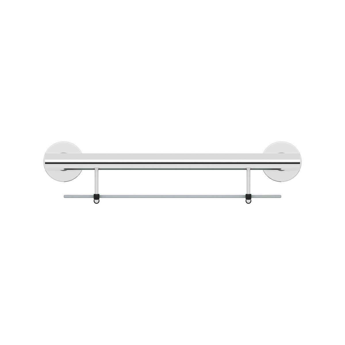 Evekare Bath Shelf With Grab Rail - 488mm Stainless Steel - Supports 250kg - SuperSaverAU - view 4
