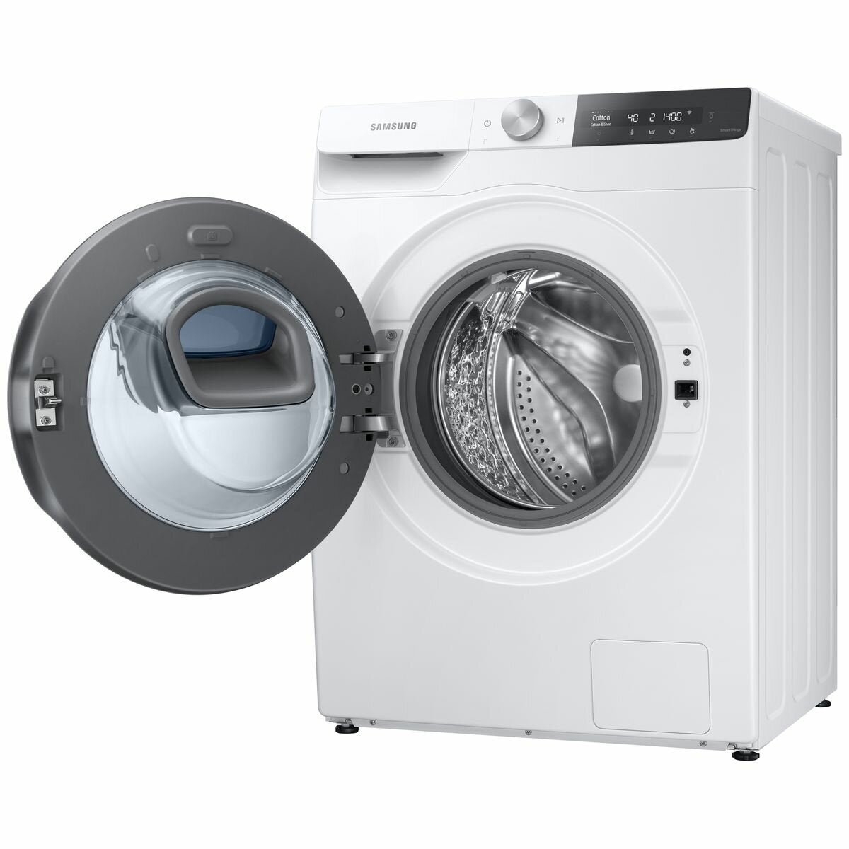 Samsung 10kg AddWash Front Load Washing Machine - 5 Star Energy, Steam Wash, Super Speed - WW10T754DBT