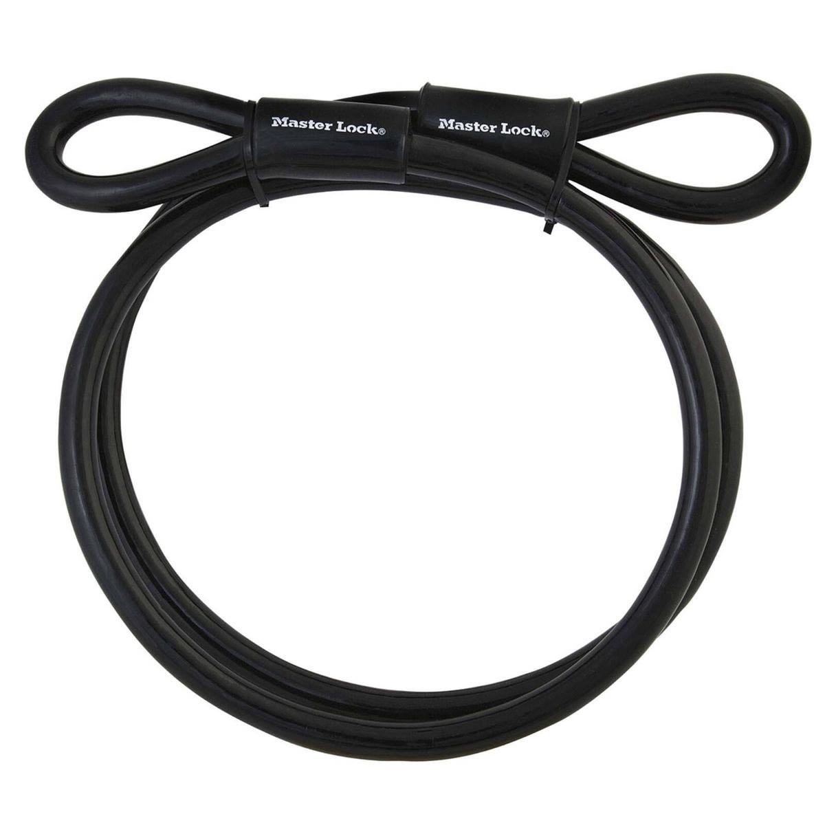 Master Lock Cable Lock - 10mm x 4.6m - Braided Steel - Vinyl Coated - SuperSaverAU - view 1