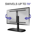 Sanus 32-65" Swivel TV Base, Fits Most Flat Panel TVs, Hardware Included