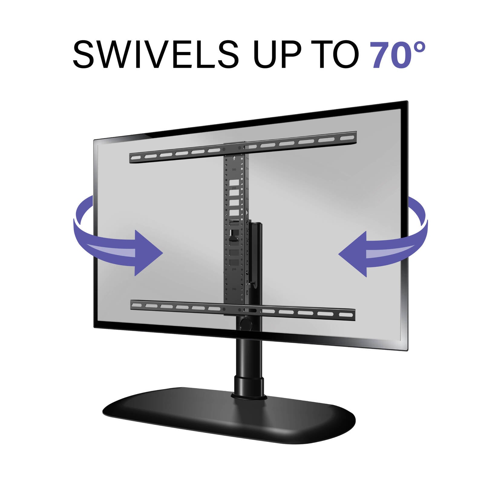 Sanus 32-65" Swivel TV Base, Fits Most Flat Panel TVs, Hardware Included