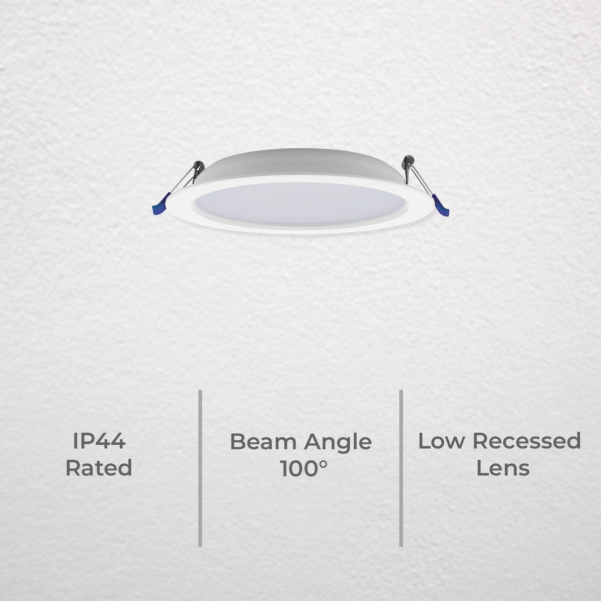 Deta 160mm x8 Series Tri Colour Dimmable LED Downlight - 11W 13W 15W - SuperSaverAU - view 3