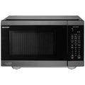 Sharp 26L 900W Flatbed Inverter Microwave - Black Steel, 23 Auto Menus, Defrost by Weight - SM267FHBS