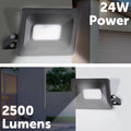 Arlec 24W Smart CCT LED Security Flood Light 2500lm - IP65 Rated - Black - SuperSaverAU - view 4